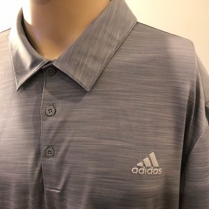 Adidas Golf Polo Grey Sz XL